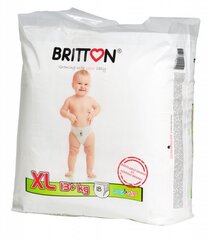 Püksmähkmed BRITTON, XL suurus (13+kg), 18 tk hind ja info | Mähkmed, riidest mähkmed | hansapost.ee