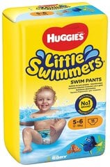 Mähkmed HUGGIES Little Swimmers Medium, 5-6 suurus, 11tk. hind ja info | Mähkmed, riidest mähkmed | hansapost.ee