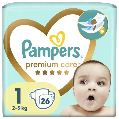 Mähkmed Pampers Premium Care, Small Pack 1 suurus, 26 tk. цена и информация | Mähkmed, riidest mähkmed | hansapost.ee