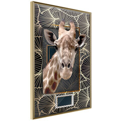 Poster - Giraffe in the Frame hind ja info | Seinapildid | hansapost.ee