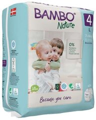 Orgaanilised mähkmed BAMBO NATURE 4 (7-14 kg), 24 tk hind ja info | Mähkmed, riidest mähkmed | hansapost.ee