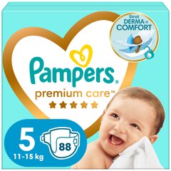 Mähkmed Pampers Premium Care, Mega Box, suurus 5, 11-16 kg, 88 tk hind ja info | Mähkmed, riidest mähkmed | hansapost.ee