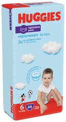 Подгузники-трусики HUGGIES PANTS Boys 6 (15-25кг), 44 шт. цена и информация | Пеленки | hansapost.ee