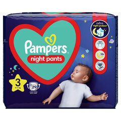 Püksmähkmed Pampers Night Pants VP S3 29 tk hind ja info | Mähkmed, riidest mähkmed | hansapost.ee