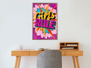 Плакат Girls Rule цена и информация | Картины, живопись | hansapost.ee