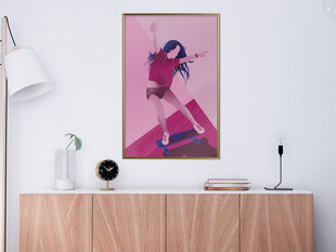 Poster - Girl on a Skateboard hind ja info | Seinapildid | hansapost.ee