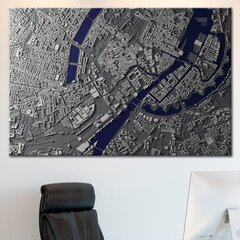 Pilt korgil - Copenhagen Center [Cork Map] hind ja info | Seinapildid | hansapost.ee