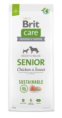 Brit Care SS Senior Chicken&Insect vanematele koertele, 12 kg hind ja info | Brit Care Lemmikloomatarbed | hansapost.ee