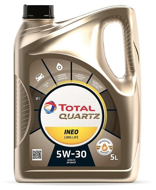 Mootoriõli TOTAL Quartz INEO LONG LIFE 5W-30, 5L hind ja info | Mootoriõlid | hansapost.ee