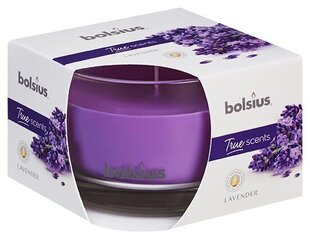 Bolsuis lõhnaküünal True Scents, 6,3x9 cm, lavender hind ja info | Küünlad, küünlajalad | hansapost.ee