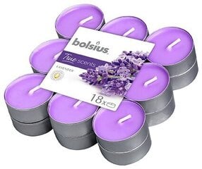 Bolsius lõhnaküünlad True Scents, 18 tk, lavender hind ja info | Küünlad, küünlajalad | hansapost.ee