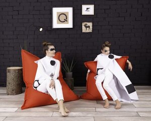 Кресло-мешок Qubo™ Modo Pillow 100, гобелен, красное цена и информация | Кресла-мешки и пуфы | hansapost.ee