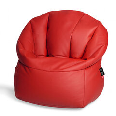 Kott-tool Qubo™ Shell, kunstnahk, punane price and information | Bag chairs, sofas, stools | hansapost.ee