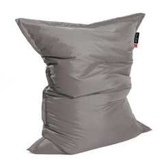 Кресло-мешок Qubo™ Modo Pillow 130, гобелен, серое цена и информация | Кресла-мешки и пуфы | hansapost.ee