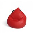 Кресло-мешок Qubo™ Drizzle Drop, эко-кожа, красное