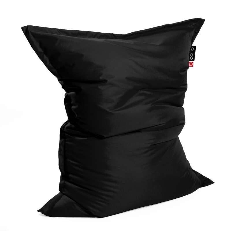 Kott-tool Qubo™ Modo Pillow 130, mööblikangas, must hind ja info | Kott-toolid, tumbad, järid | hansapost.ee
