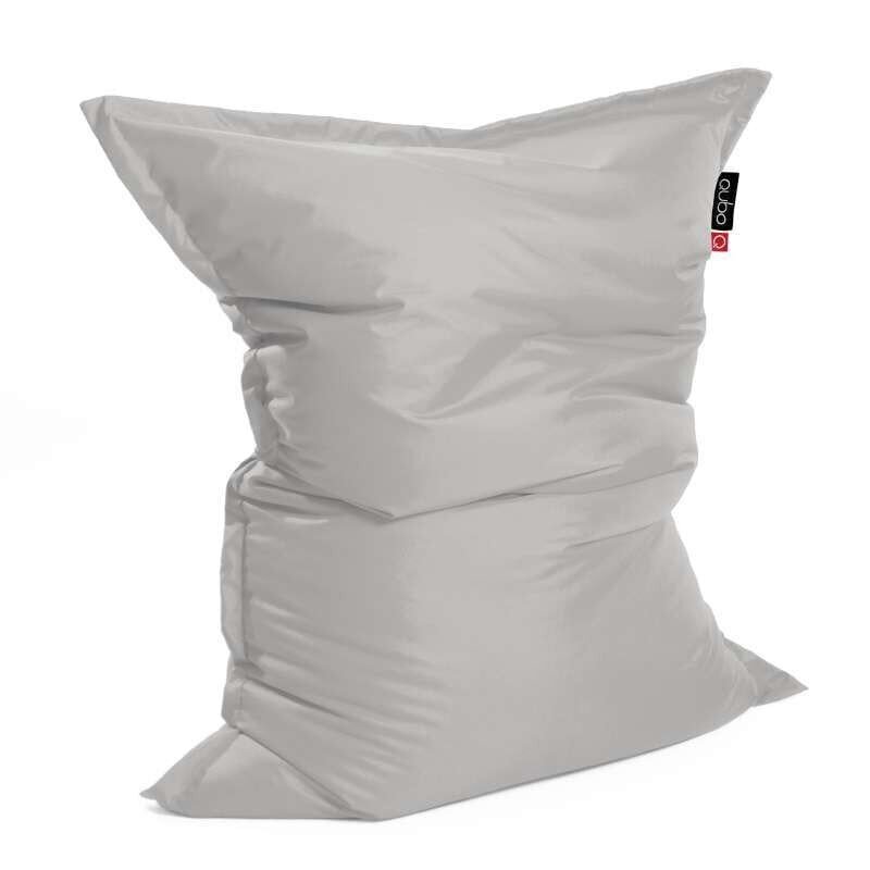 Kott-tool Qubo™ Modo Pillow 130, mööblikangas, helehall hind ja info | Kott-toolid, tumbad, järid | hansapost.ee