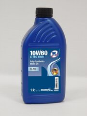 Моторное масло синтетическое Kuttenkeuler G-Tec 1000 10W60 SN/CF A3/B4, 1 л цена и информация | Моторные масла | hansapost.ee