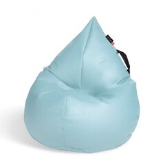 Кресло-мешок Qubo™ Splash Drop, эко-кожа, голубое цена и информация | Кресла-мешки и пуфы | hansapost.ee