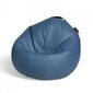 Kott-tool Qubo™ Comfort 80, kunstnahk, sinine hind ja info | Kott-toolid, tumbad, järid | hansapost.ee