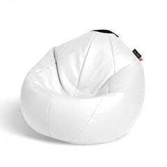 Кресло-мешок Qubo™ Comfort 80, эко-кожа, белое цена и информация | Кресла-мешки и пуфы | hansapost.ee