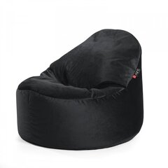 Кресло-мешок Qubo™ Cuddly 80, гобелен, черное цена и информация | Кресла-мешки и пуфы | hansapost.ee