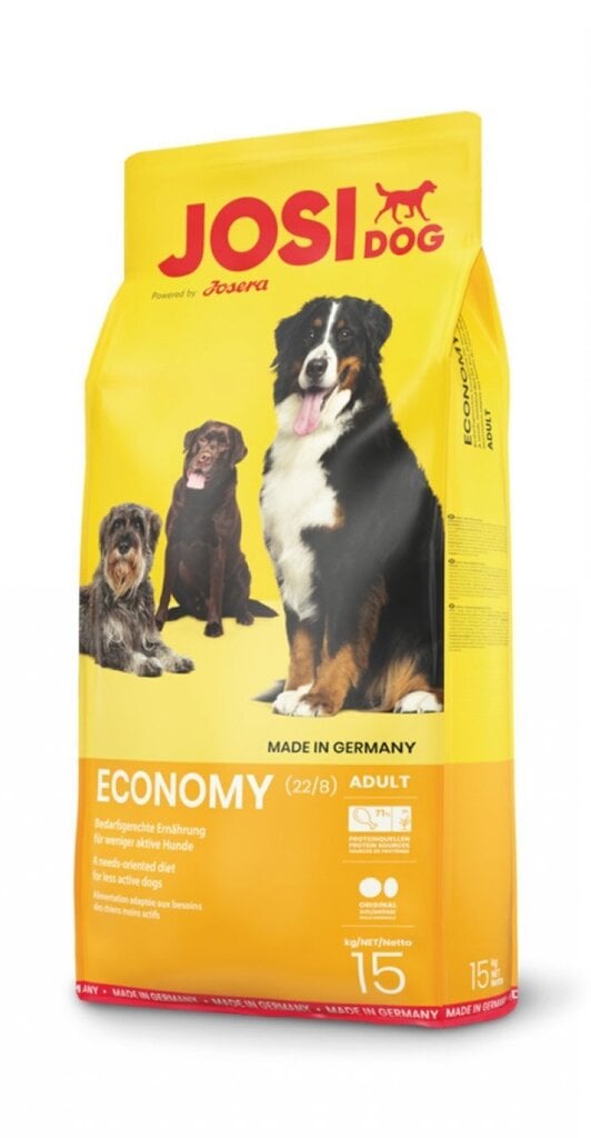 Josera JosiDog Economy kuivtoit koertele, 15 kg цена и информация | Koerte kuivtoit ja krõbinad | hansapost.ee
