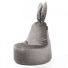 Кресло-мешок Qubo™ Daddy Rabbit, гобелен, серое цена и информация | Кресла-мешки и пуфы | hansapost.ee