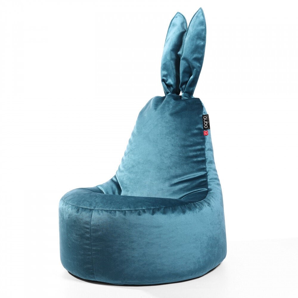 Kott-tool Qubo™ Daddy Rabbit, mööblikangas, sinine цена и информация | Kott-toolid, tumbad, järid | hansapost.ee