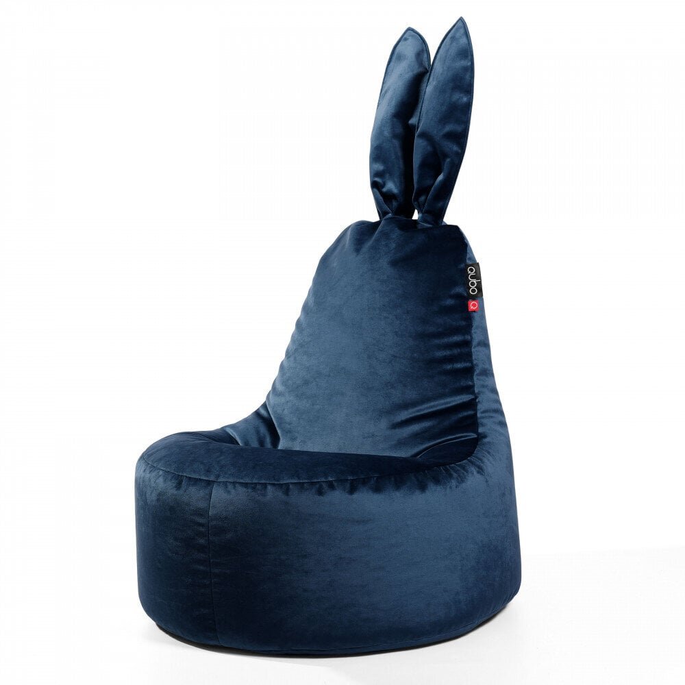 Kott-tool Qubo™ Daddy Rabbit, mööblikangas, tumesinine цена и информация | Kott-toolid, tumbad, järid | hansapost.ee