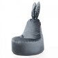 Kott-tool Qubo™ Baby Rabbit, mööblikangas, tumehall цена и информация | Kott-toolid, tumbad, järid | hansapost.ee
