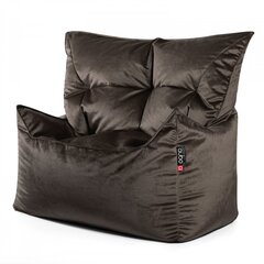 Кресло-мешок Qubo™ Chillin, гобелен, коричневое цена и информация | Кресла-мешки и пуфы | hansapost.ee