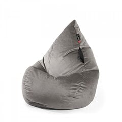 Кресло-мешок Qubo™ Splash Drop, гобелен, серое цена и информация | Кресла-мешки и пуфы | hansapost.ee