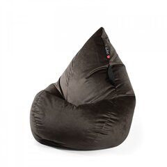 Кресло-мешок Qubo™ Splash Drop, гобелен, коричневое цена и информация | Кресла-мешки и пуфы | hansapost.ee