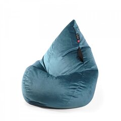 Кресло-мешок Qubo™ Splash Drop, гобелен, синее цена и информация | Кресла-мешки и пуфы | hansapost.ee