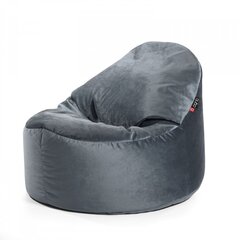 Кресло-мешок Qubo™ Cuddly 80, гобелен, темно-серое цена и информация | Кресла-мешки и пуфы | hansapost.ee