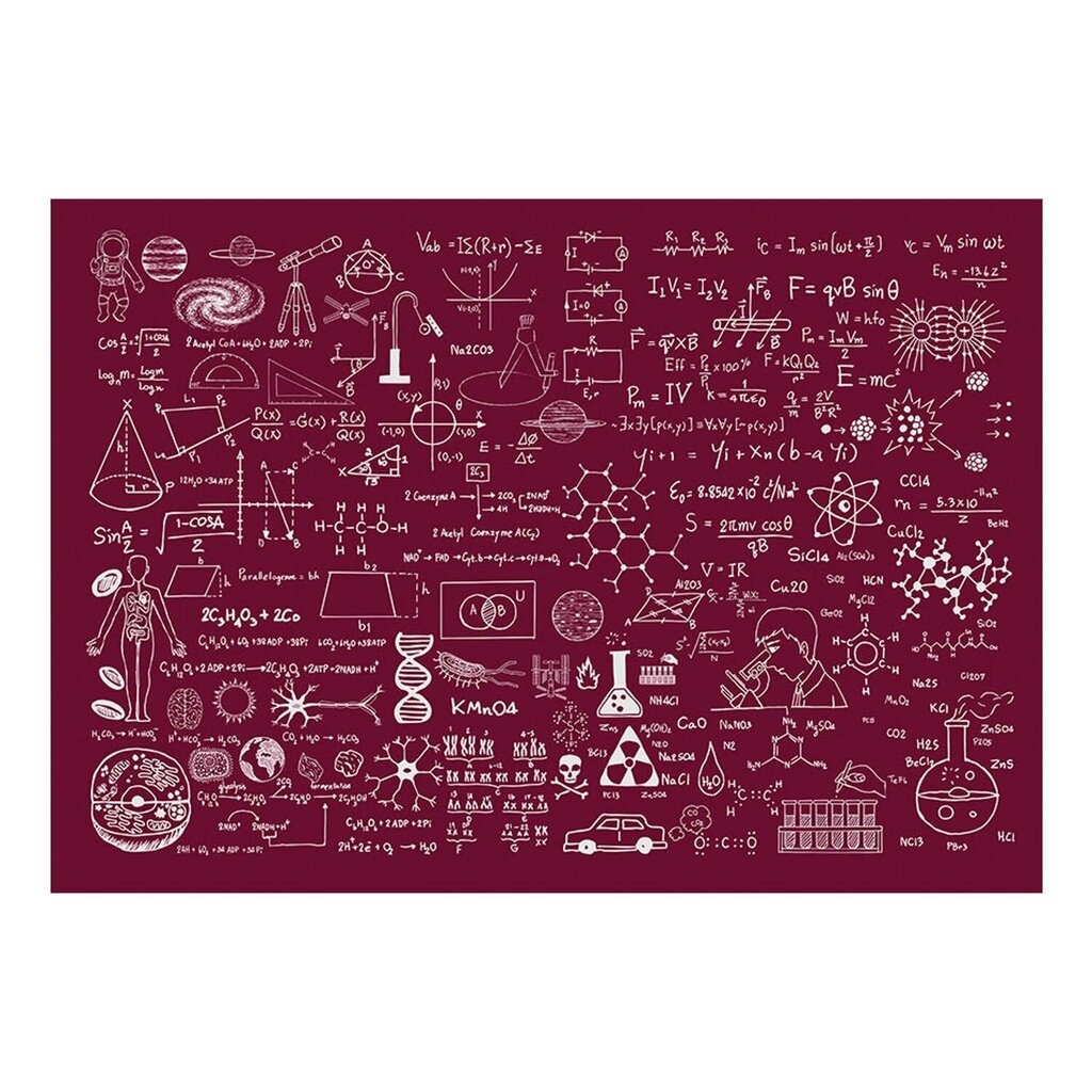 Fototapetas - Science Formulas, 300x210 hind ja info | Fototapeedid | hansapost.ee