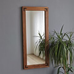 Зеркало Kalune Design 2125, коричневое цена и информация | Подвесные зеркала | hansapost.ee