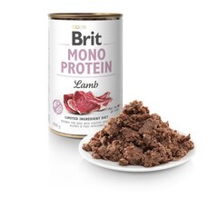 Brit Mono Protein Lamb konserv koertele 400g hind ja info | Koerakonservid | hansapost.ee