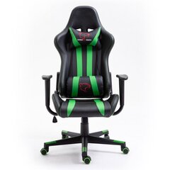 Игровое кресло Nore F4G FG33, черное/зеленое цена и информация | Офисные кресла | hansapost.ee