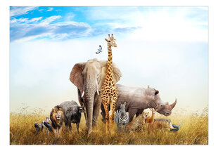 Fototapetas - Fauna of Africa, 98x70 hind ja info | Fototapeedid | hansapost.ee
