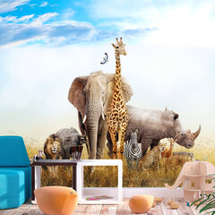 Фотообои - Fauna of Africa, 98x70 цена и информация | Фотообои | hansapost.ee