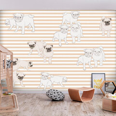 Fototapeet - Playful Dogs, 400x280 hind ja info | Fototapeedid | hansapost.ee