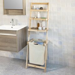 Полка для ванной комнаты SoBuy FRG160-N, коричневая цена и информация | SoBuy Мебель для гостиной | hansapost.ee