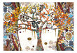 Fototapetas - Decorated Tree, 98x70 hind ja info | Fototapeedid | hansapost.ee