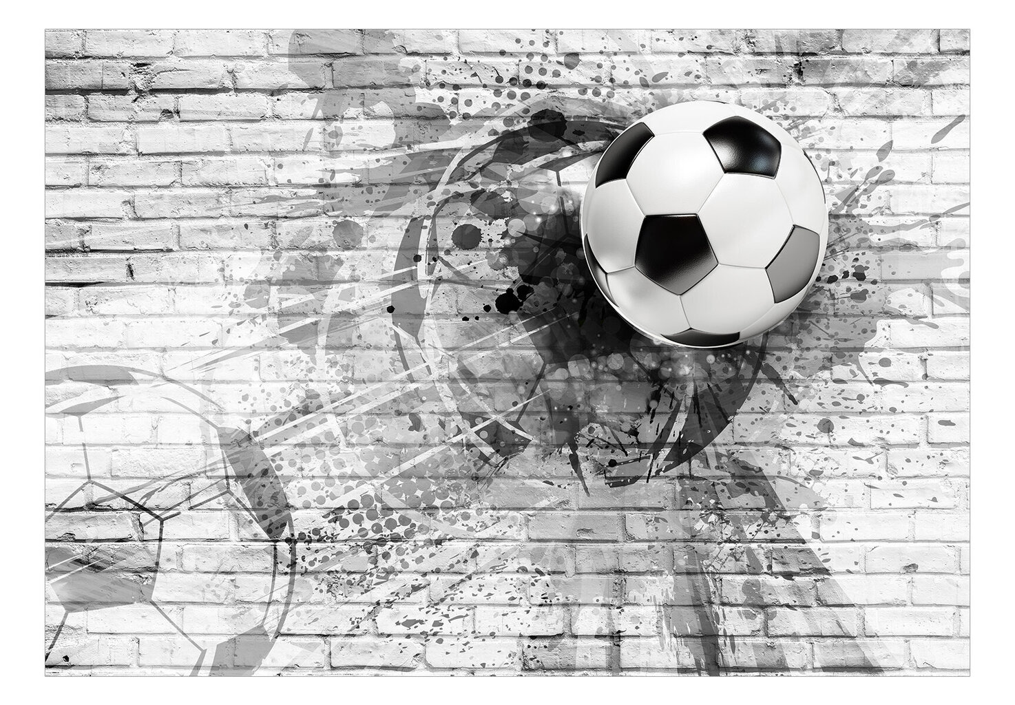 Fototapetas - Dynamic Football, 98x70 цена и информация | Fototapeedid | hansapost.ee