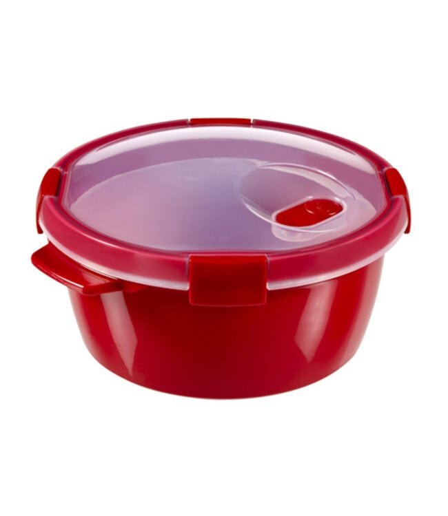 Toidunõu Soup Smart Eco Microwave Ø, 16x10 cm, punane, 0.9 l hind ja info | Toiduainete säilitusnõud | hansapost.ee