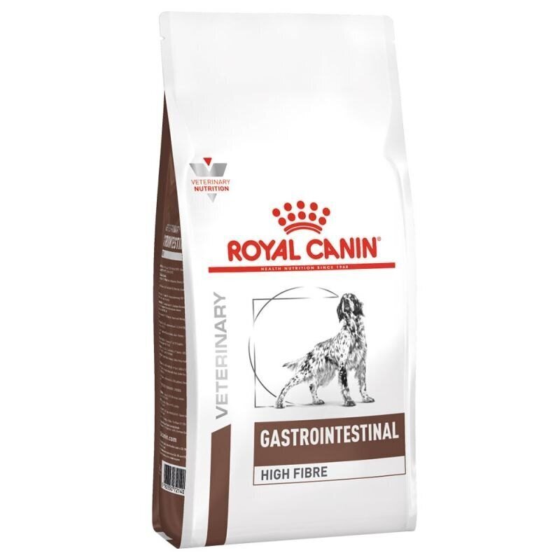 Kõhukinnisuse all kannatavatele koertele Royal Canin Gastrointestinal High Fibre, 2 kg цена и информация | Koerte kuivtoit ja krõbinad | hansapost.ee