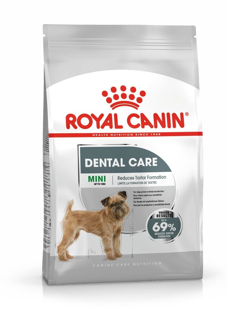Hambaprobleemidega koerad Royal Canin Mini Dental Care, 8 kg цена и информация | Koerte kuivtoit ja krõbinad | hansapost.ee