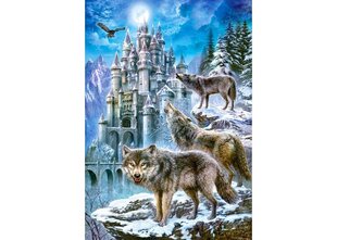 Пазл Puzzle Castorland 1500 дет. "Wolves and castle" цена и информация | Пазлы | hansapost.ee